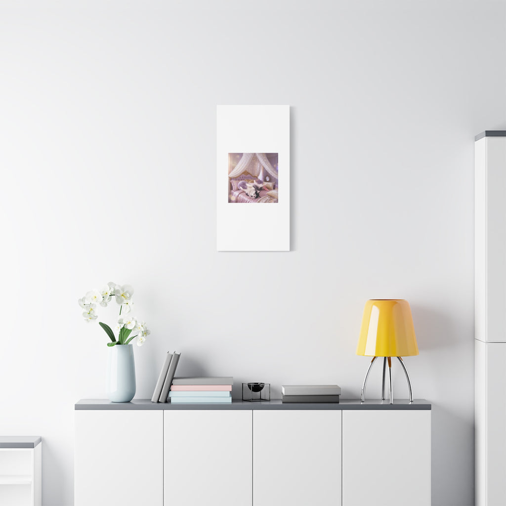GROWING UP GIGI ROYAL NAP JUST SHOWS THE LOVELY CRAZY POMSKY AT HER BEST. — Cozy Purple Canopy Bedroom Wall Art